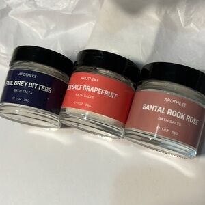 NEW Apotheke Bath Salt Trio Deluxe Minis